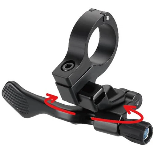 Ryfe Dropper Lever - Travelator - Alloy Left Hand - Angle & Position Adjustable - Image 3