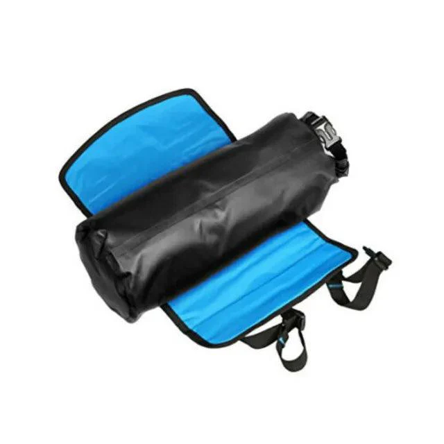 Sahoo Attack Waterproof Handlebar Roll Bag 7L - Blue / Black - Image 3