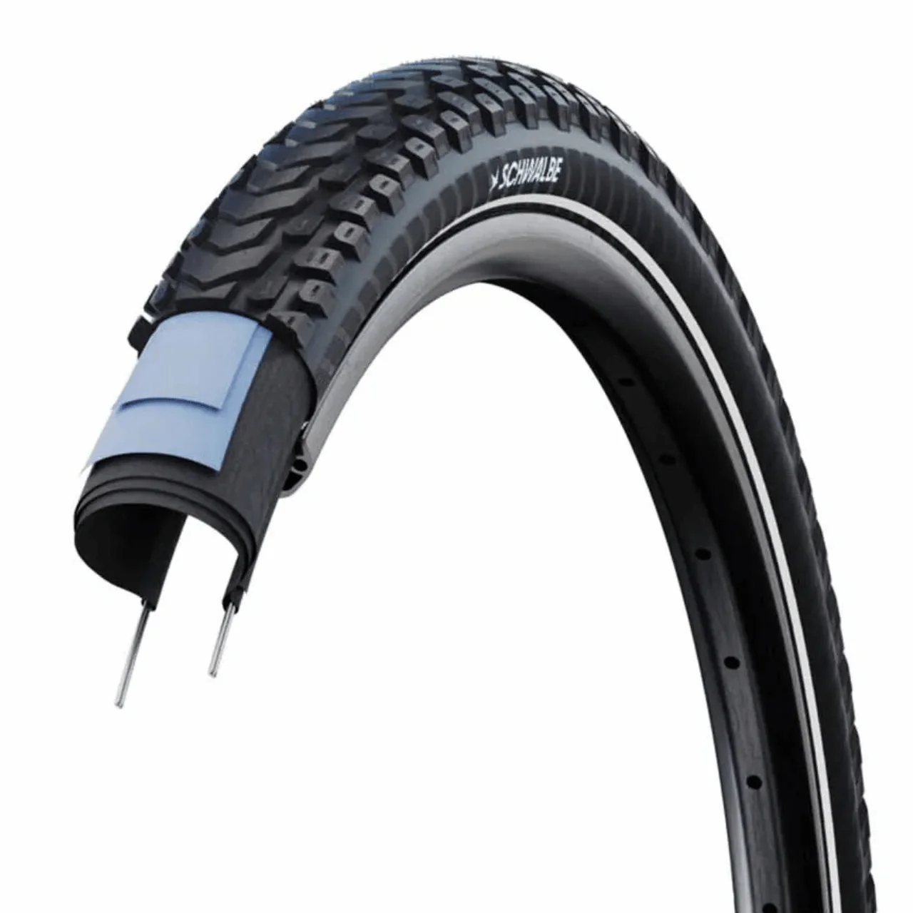 Schwalbe Marathon Mondial Pro TLR Touring Tyre - Black + Reflex