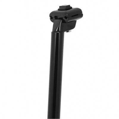 BikeLane 400mm Alloy Micro Adjust Seat Post - Black