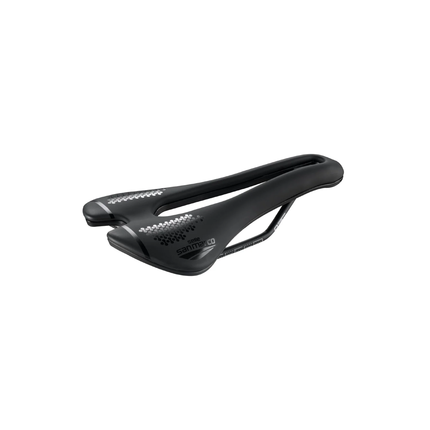 Selle San Marco Saddle - ASPIDE Short Dynamic Open-Fit Narrow 139 - Image 3