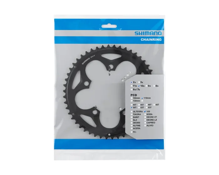 Shimano FC-5750 Chainring 50T Black