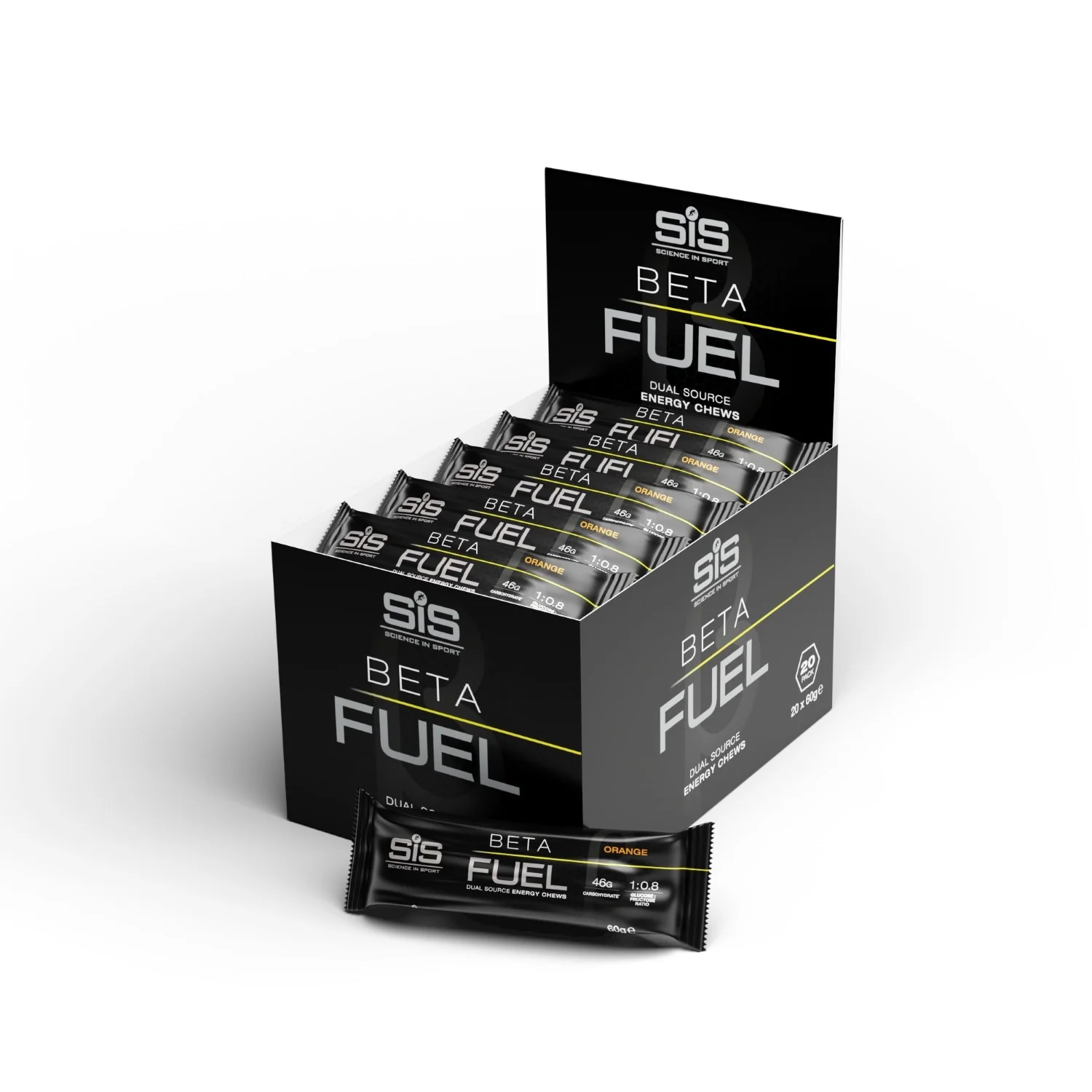 SIS Beta Fuel Energy Chew 60g - Orange - Image 2