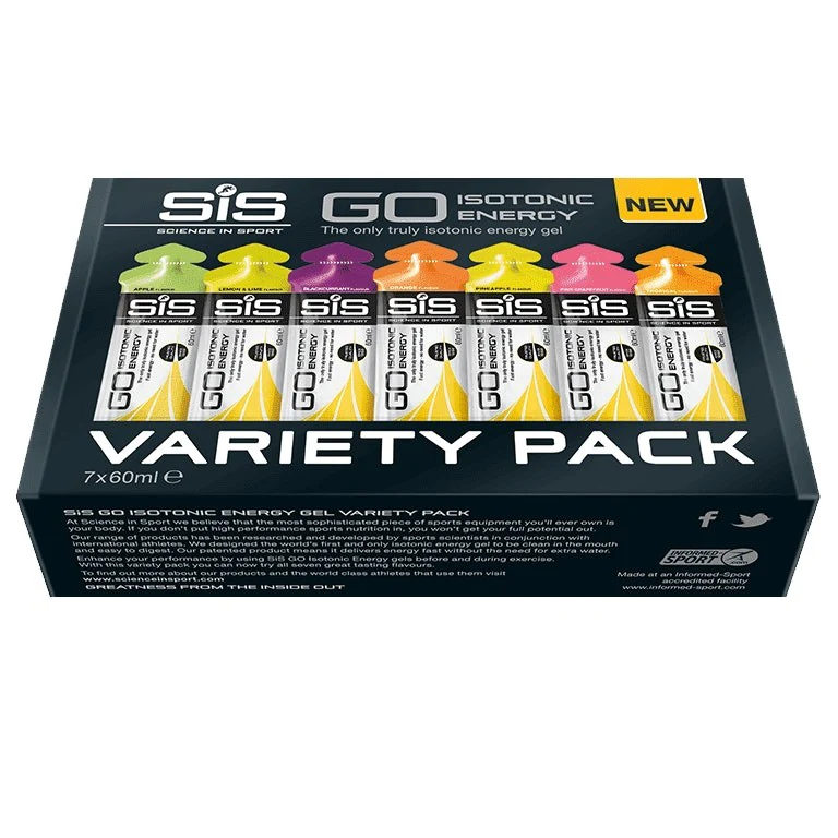 SIS GO Isotonic Gels Variety Pack 7 X 60ml