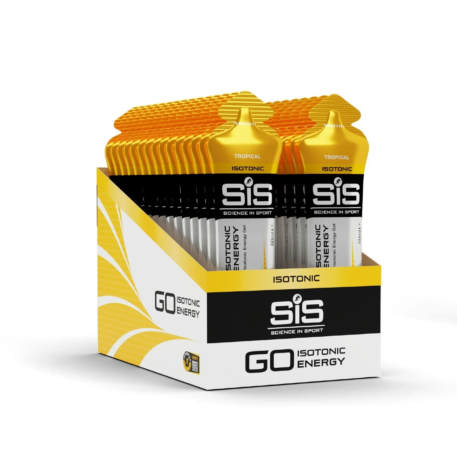 SIS GO Plus Isotonic Energy Gels 60ml - Tropical