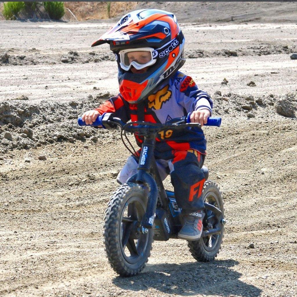 STACYC 12EDRIVE Electric Balance Bike 12" - Black Blue - Image 5