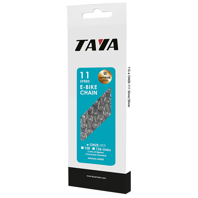 Taya e-Onze-111 11 Speed Chain 136 Links - Silver
