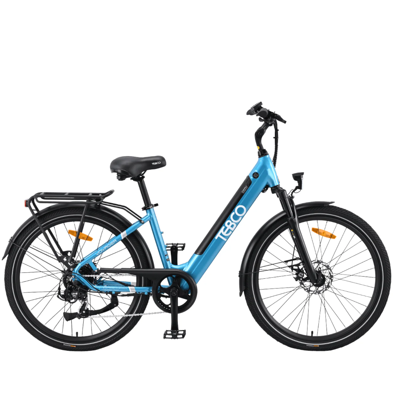 TEBCO Voyager Step Through Commuter Electric Bike - Blue