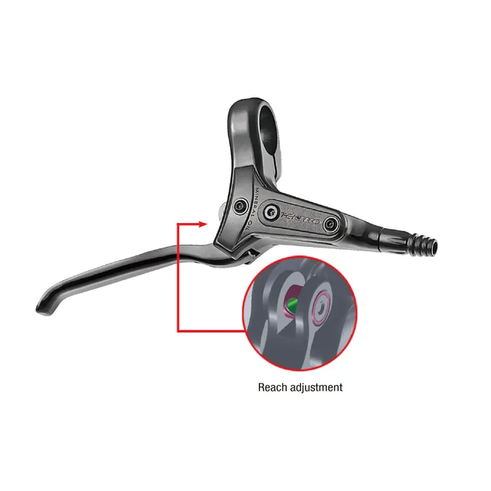 Tektro Brake Lever HDM285/286 LEFT HAND alloy for Hydraulic Disc Brake 2 finger blade reach 81-85mm Tektro (NOT AURIGA)