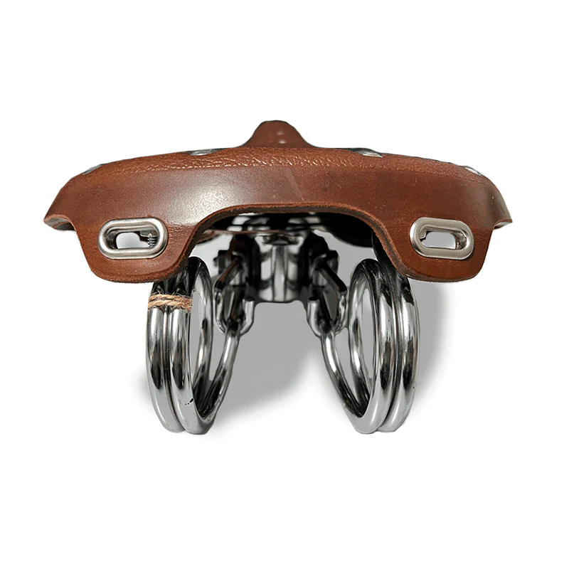 Texolabs Vintage Leather Cruiser Saddle - Brown - Image 2
