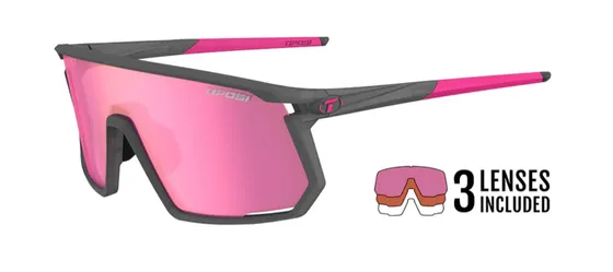 Tifosi MOAB Sunglasses w/Interchangeable Lens - Satin Vapor