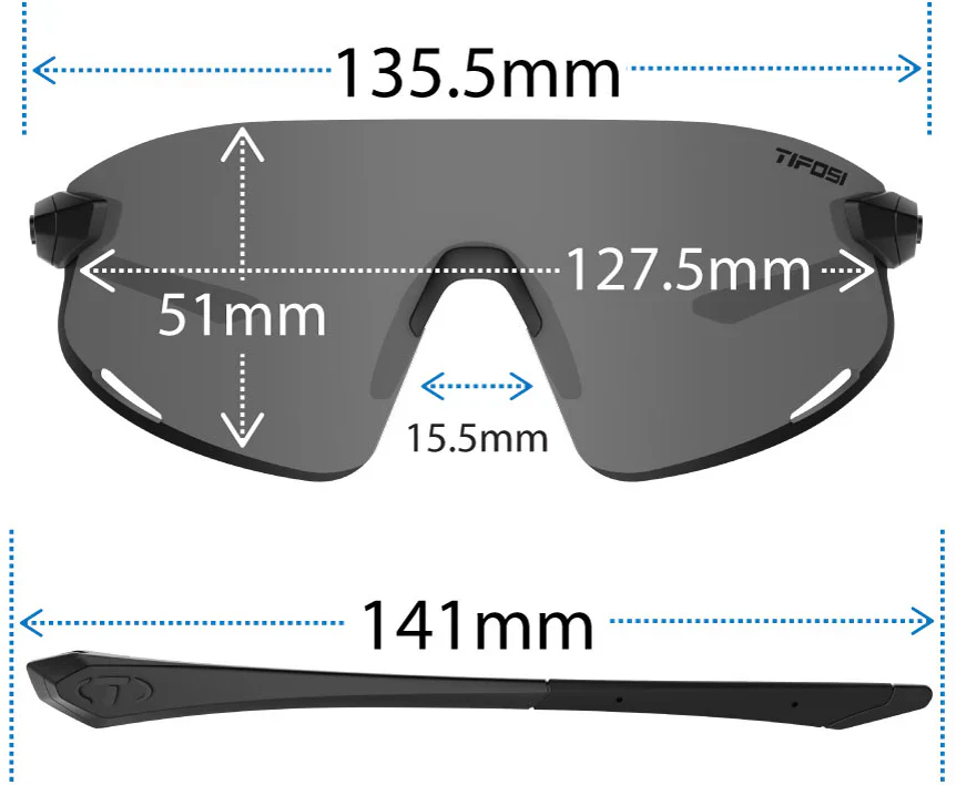 Tifosi Vogel XC Cycling Sunglasses Blackout - Image 5