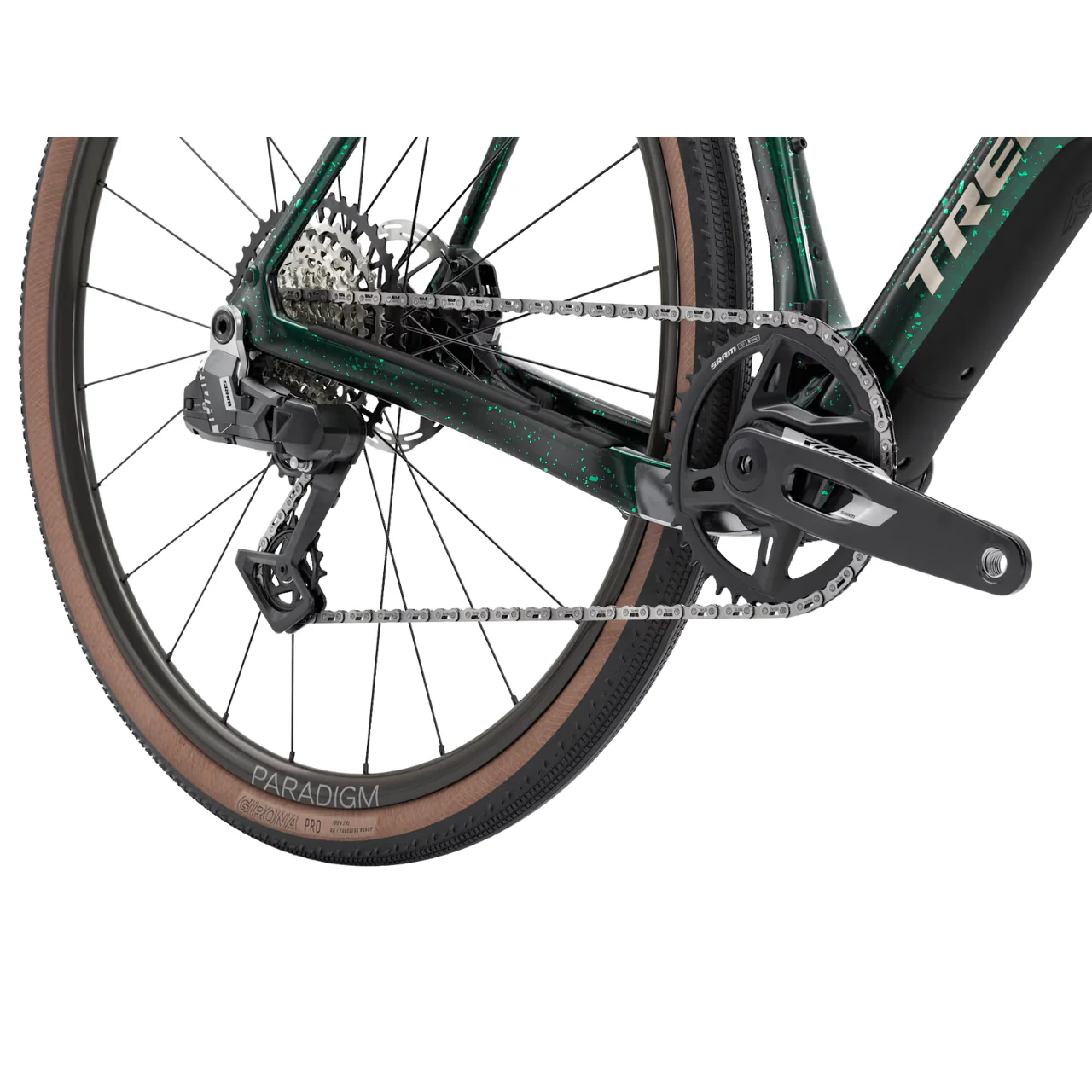 Trek Checkpoint SL 6 AXS Gen 3 Gravel Bike - Dark Green/Ivy Smoke Splatter - Image 11