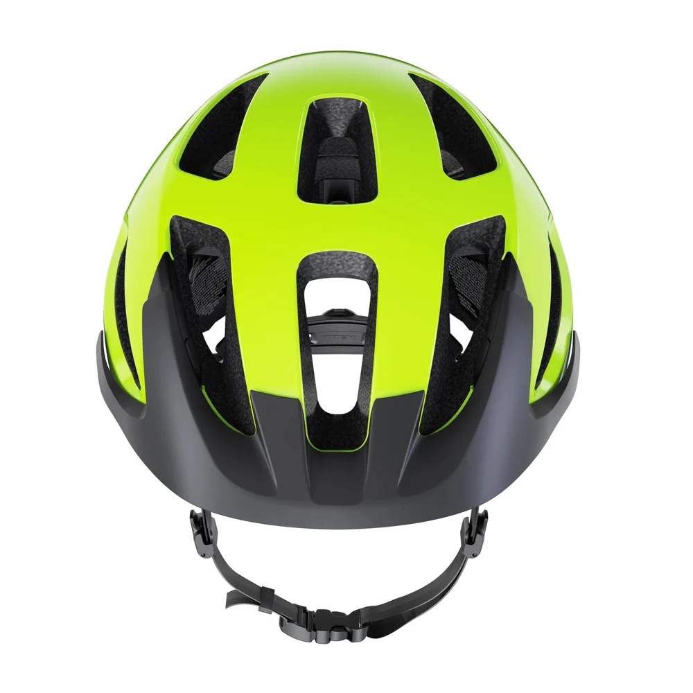 Trek Solstice Bike Helmet - Radioactive Yellow - Image 2