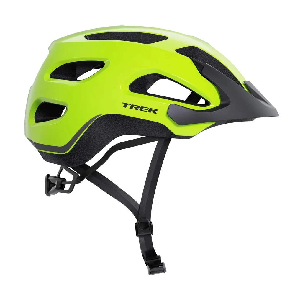Trek Solstice Bike Helmet - Radioactive Yellow - Image 5