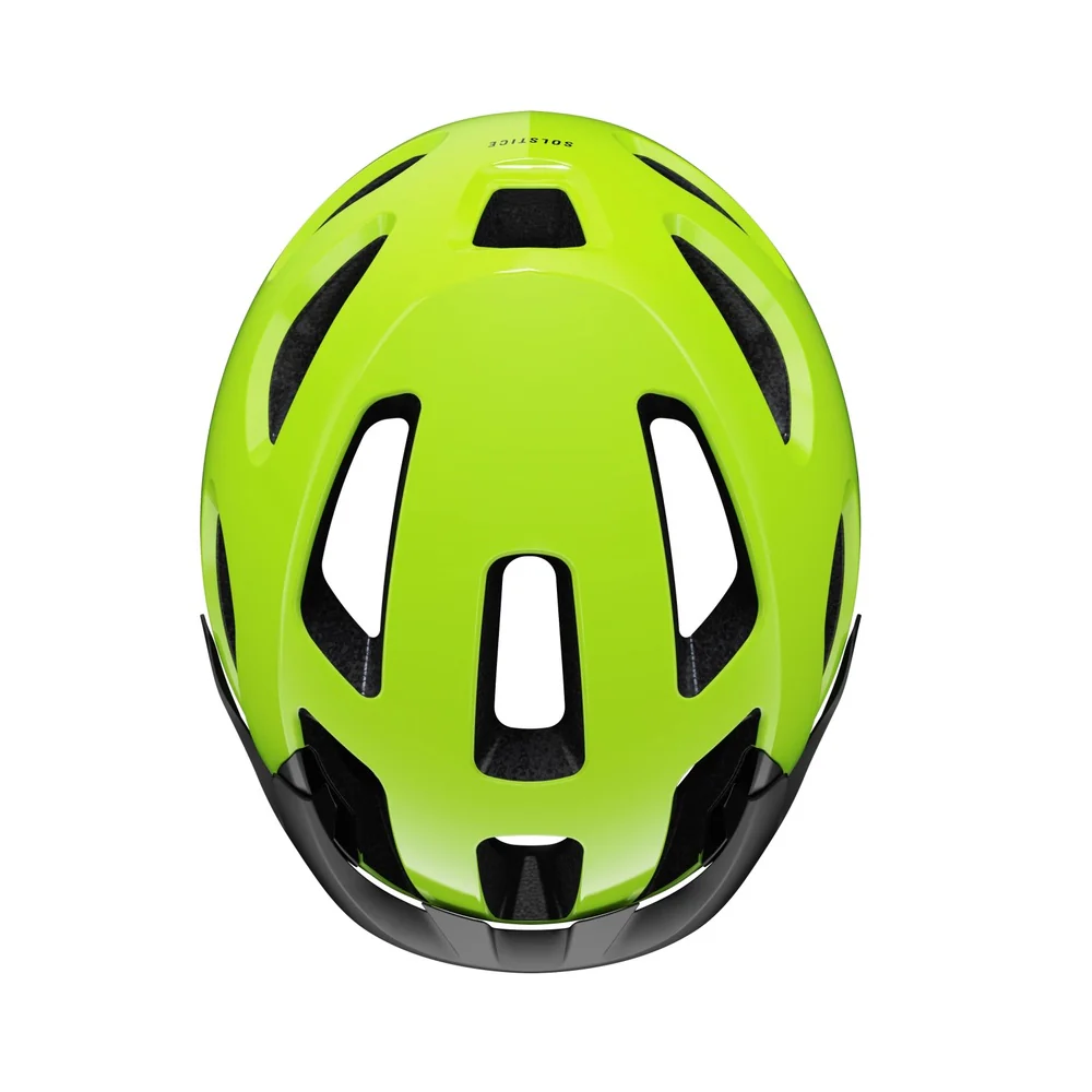 Trek Solstice Bike Helmet - Radioactive Yellow - Image 6