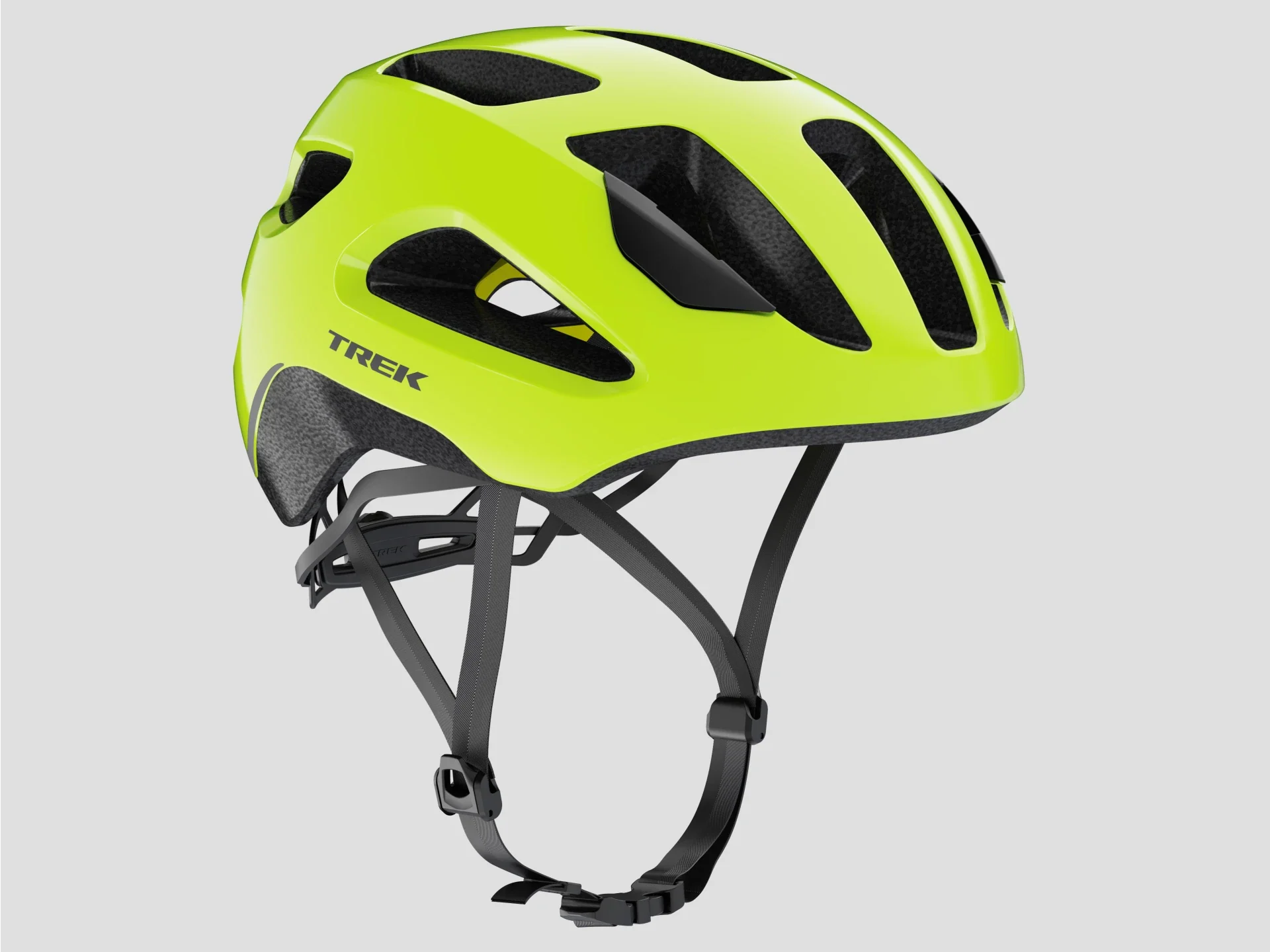 Trek Solstice Mips Bike Helmet - Radioactive Yellow - Image 7