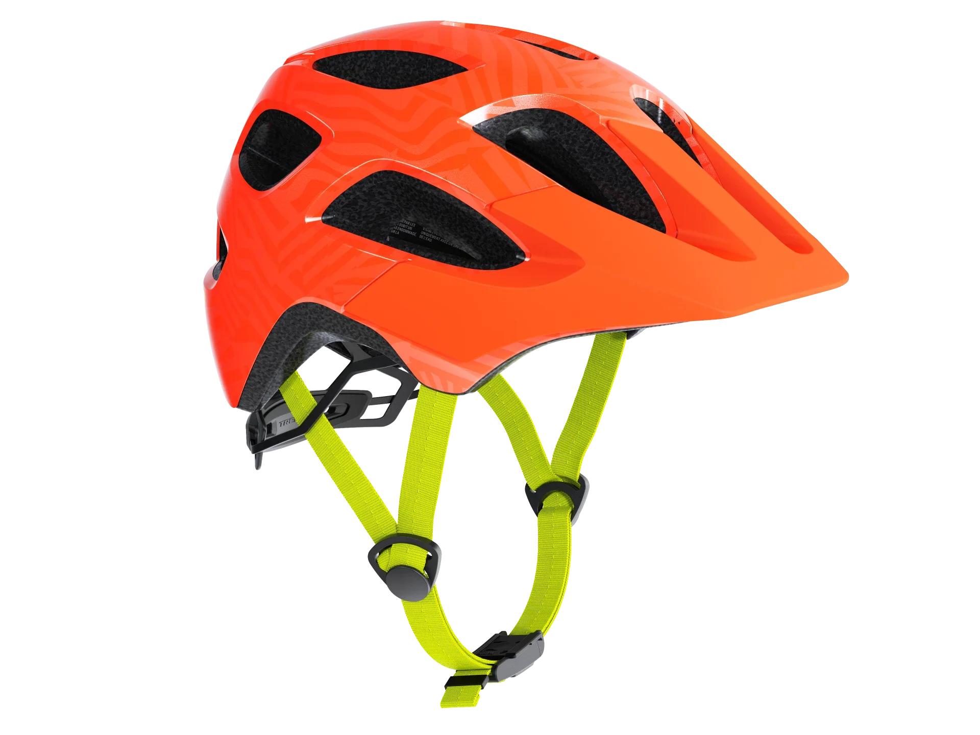 Trek Tyro Youth Bike Helmet - Radioactive Orange Gloss