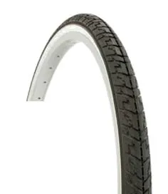 TYRE 700x35c - Black w/ White Wall