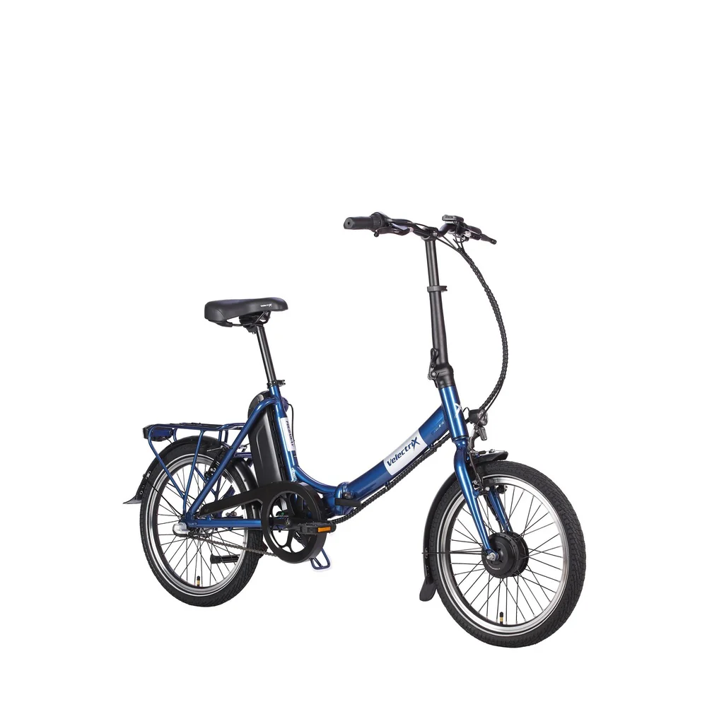 VelectriX Foldaway Folding Electric Bike - Blue - Image 3
