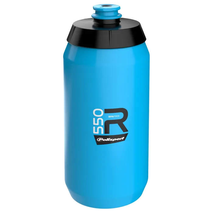 WATER BOTTLE - Wide Mouth / Easy Squeeze / High Flow / Lightweight / 550ml - Blue