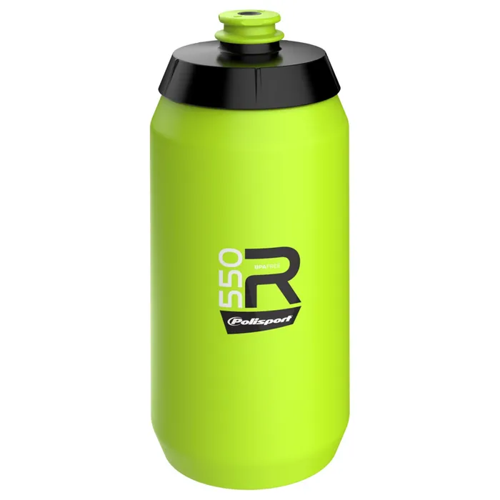 WATER BOTTLE - Wide Mouth / Easy Squeeze / High Flow / Lightweight / 550ml - Yellow