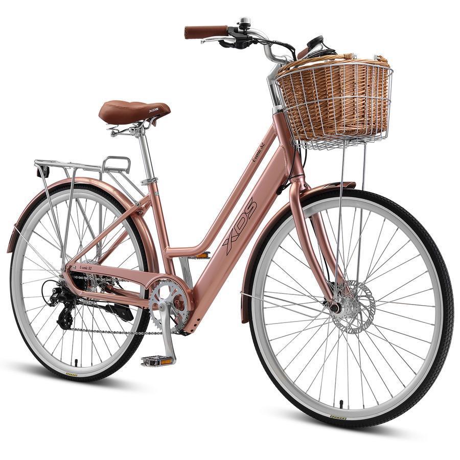 XDS E-Conic S2 Electric Cruiser Bike - Rose Gold - Image 4