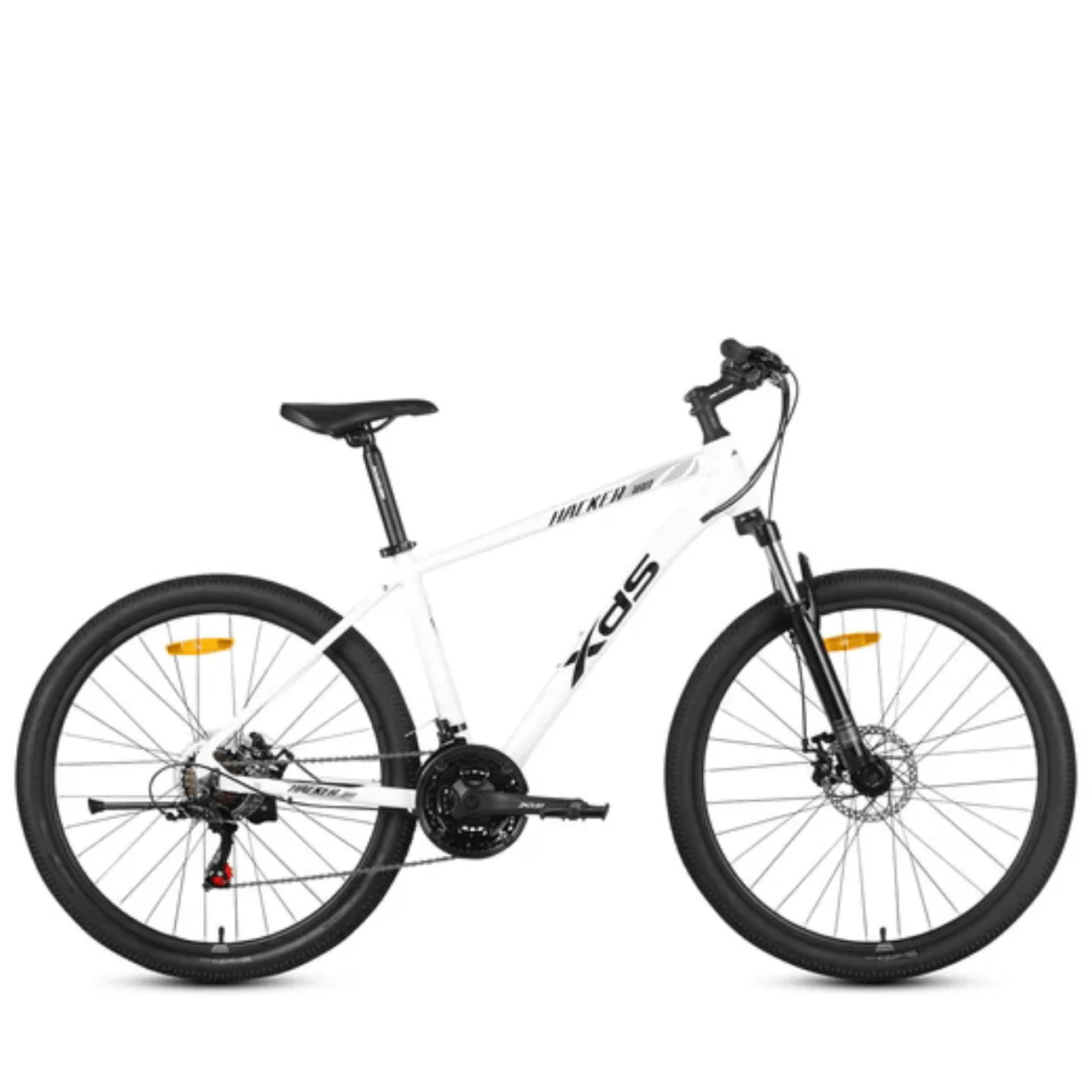 XDS Hacker 380 26" Mountain Bike – White & Black