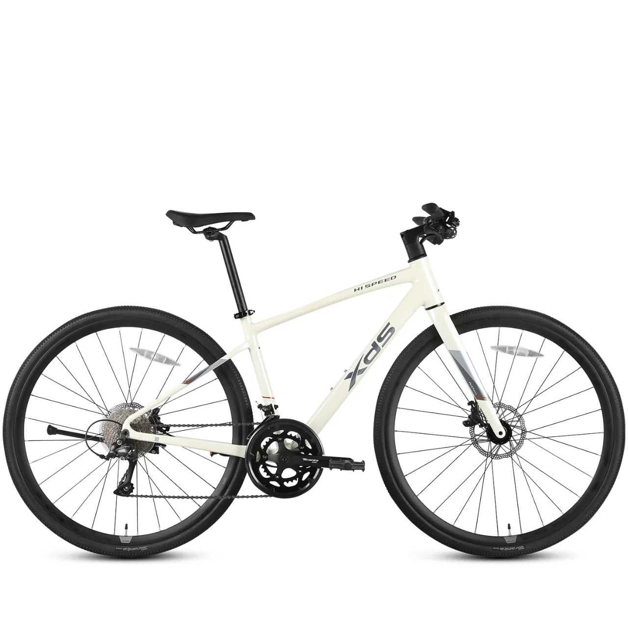 XDS Hi Speed Flatbar Road Bike - White